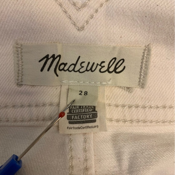 Madewell Denim Skirt Vintage Canvas Wash  size 10 - Picture 7 of 8